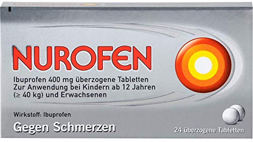 NUROFEN Ibuprofen 400 mg überzogene Tabletten 24 St