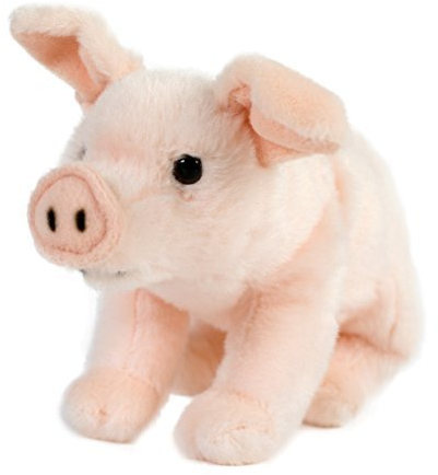 Tashuunka-Stofftiere Cochon Cochon Porcelets Cochon de Chance, 22 cm, Plüsch rosa,