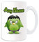 Personalizado regalo – gran Hulk taza (pingüino película carácter tema de diseño, color blanco) – cualquier nombre/mensaje en su único – Película superhéroe Hero Marvel Comics Los Vengadores