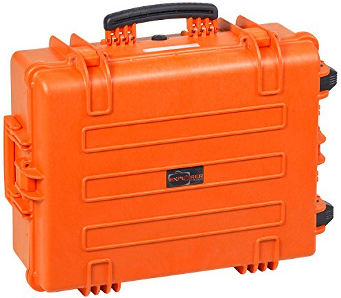 Explorer Cases 5823 OE wasserdichte Staubdichte Mehrzweck-Schutzhülle, leer, mit Rollen, orange