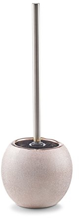 Zeller Glitter 18752 Toilet Brush Stoneware Rose Gold Diameter 12 x 34 cm