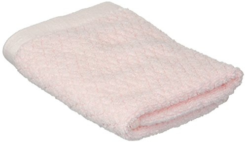 Everplush Diamond Jacquard Lot de 6 Gants de Toilette en Jacquard Rose Clair