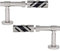 Gcurtain Set di Bastone per Tende Asta Metallo Diametro Standard 5/8 - 3/4 (16-19 mm) Finestra Decorativa Regolabile Facile Installare Finale Design Elegante- Vortice / 44-82 (110-210cm)