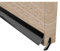 Stormguard Barre de déflecteur dissimulé en métal UPVC pour porte 914 mm Noir 32 mm