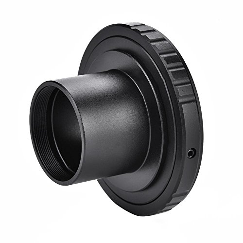 Diyeeni 1,25Teleskophalterungsadapter, T-Ring-Adapter Kamera-Astrofotografie-Zubehör, Fotoadapter mit T-Ring 1,25 Zoll bis M42 T-Halterung für SLR/DSLR-Kameras…