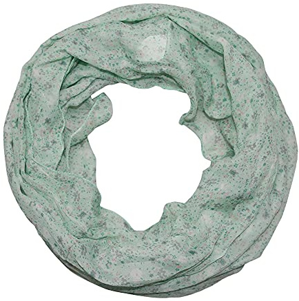 beybey leichtes Seidentuch für die elegante Dame mit wunderschönen Blumen Damen Seide Loop Schal