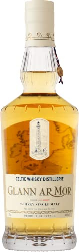 Celtic Whisky Distillerie | Glann Ar Mor | Single Malt Whisky | Aromen von Honig und Toffee | 46 % vol. | 700 ml