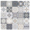 HORIWE Mosaico Muro Piastrelle Adesivi 24 Pezzi PVC Piastrelle Adesivi Marocco Autoadesivo Carta da parati Impermeabile Adesivi murali per la cucina, guardaroba, da tavolo (20x20cm(8x8),Marocco)