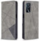 Posanter Kompatibel mit Oppo A16 / A16S Hülle, Premium Leder Brieftasche Flip Handytasche Schutzhülle Klapphülle, 360 Grad TPU Stoßfest Leder Hülle mit [Magnetisch, Kartenfach, Standfunktion] (Grau)