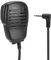 Handheld Speaker Mic 3.5mm, Walkie Talkie Microphone Shoulder 2 Way Radio External Portable Remote Headphone Jack Two Speaker talkie Hand for Polices Driving Hiking Patrol