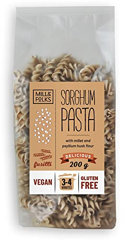 Mill and Folks Sorghum Pasta Fusilli 200 g | Vegan & Gluten-free