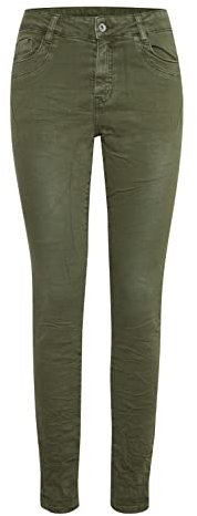 b.young BXKAILY Jeans 2 IT Damen Jeans Denim Hose 5-Poket-Style Baumwolle mit Stretch Slim Fit, Größe:40, Farbe:Rifle Green (190419)