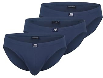 Ceceba Herren Slip blau Uni 3er 9XL/40K