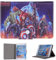 Universal Case for 7 Inch Tablet, Protective Cover for All 7 Inch Tablet ~ Marvel Avengers Superheroes (Samsung Tab, Fire 7, Lenovo 7, Huawei 7 & Other 7 Tablets) (Avengers on Fire)