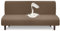 Granbest wasserdichte Armlose Futon Abdeckung, Hoher Stretch Futon Schutz für Faltendes Schlafsofa Anti-Rutsch Sofabezug ohne Armlehne (Kamel)