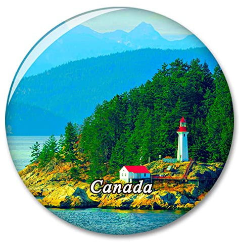 Kanada Leuchtturm Vancouver Kühlschrank Kühlschrank Magnet Dekorativer Magnet Aufkleber Reise Souvenir Kollektion Tourist City Geschenk Whiteboard Küche