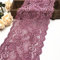 2 Yards 15 cm Breite Vintage Spitzenband, Spitzenbordüre Spitzenborte Zierband Dekoband Spitzenstoff Spitzenbesatz HäKelband Lace Textilborte WäSchespitze Spitzen Bänder zum Nähen, DIY Basteln(Lila)