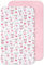 Lovely Hippo 2X Spannbettlaken 55x90 cm 100% Baumwolle - Kompatible Spannbettlaken 50x90/55x90 cm - Set 2X (Tänzerin Rosa, 55 x 90 cm)