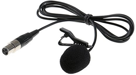 Lavalier Lapel Tie Clip-on Vacuum Tube Microphone XLR 3Pin