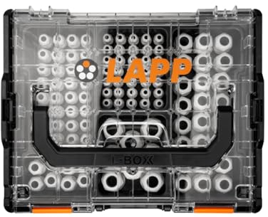 132-teilig Lapp 53110054 SKINTOP CLICK L-BOXX Koffer Organizer Set mit Griff I Sortimo mit Kabelverschraubung M12-M32 mit Demontagewerkzeug