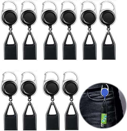 Popshyly 10 StüCk Silikon Feuerzeug Halter HüLse Clip Feuerzeug Schutz HüLle Raucher ZubehöR mit Einziehbarem SchlüSselbund