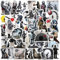 Banksy Graffiti Style Stickers Street Graffiti Art Stickers |50pcs|for Toys Decal Stickers Laptop Water Wottles Snowboard Luggage Hydro Flasks Waterproof Vinyl Decal for Teens Adults,Kids Love DIY You