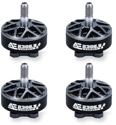 Axisflying 2306 1960KV bürstenloser Motor 6S AE2306.5 V2 für FPV Racing Drohne Quadcopter Motor 4 Stück