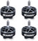 Axisflying 2306 1960KV bürstenloser Motor 6S AE2306.5 V2 für FPV Racing Drohne Quadcopter Motor 4 Stück