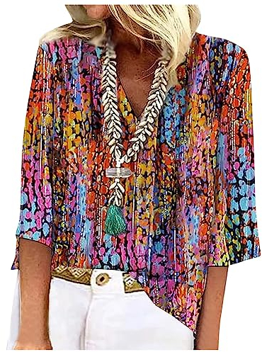 Oversized Tshirt Damen Women's T-Shirt Summer Must Haves Plus Größe Tanktop Damen Festliche Blusen Damen Hochzeit Pullover Flieder Damen Tshirt Baumwolle Damen Indische Kleidung Lila 3XL