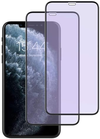 MonkeyTEC 3er-Set Displayschutzfolie 9H Augenschutz Anti-Blaulicht Anti-Fingerprint Anti-Schmutz für empfindliche beanspruchte Augen Apple iPhone, Kompatible Telefonmodelle:iPhone 12 Mini