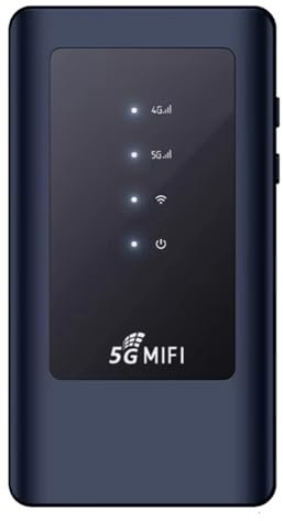 Qussedser M2A 5G MiFi Mobile Modem WiFi5 Dual Band 5Ghz Hotspot with SIM Card Slot Wireless Internet Router Devices