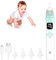 KBIBCK Nasensauger Baby Elektrisch, Nasensauger Baby, Nasensauger Staubsauger Baby mit 4 Wiederverwendbaren Düsenspitzen, 3 SaugstäRken, Musikfunktion, für Neugeborene, Kleinkinder & Säuglinge