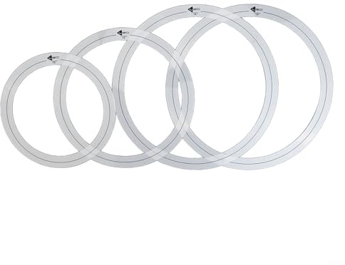 Drum Tone Control Rings, 4Pcs Schalldämpfer Mute Percussion, für effektive Dämpfung des Drum-Sounds, PET-Material, Schlagzeug-Set Zubehör (C)