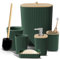 Clara Clark Bad-Set – Hunter Green Badezimmer-Zubehör-Set, 6-teiliges Badezimmer-Zubehör-Set, Badezimmer-Sets mit WC-Bürste, Mülleimer und Seifenspender