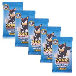 Panini Sonic The Hedgehog Trading Cards - 5X Booster Packs je 8X Sammelkarten