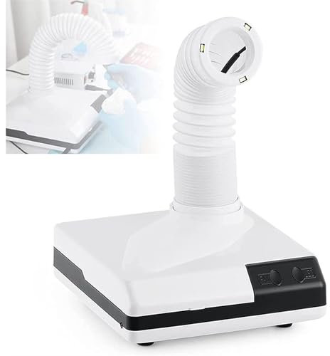 Dental Polishing Dust Collector, 60W LED Small Workbench Vacuum for Dental Laboratory and Cosmetic Polishing