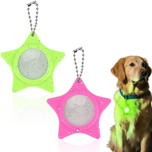 LED Blinklicht Schulranzen,2 Stück Sicherheits Reflektor Anhänger,LED Blinklicht Sicherheitslicht,Stern Sicherheits Reflektor,Sicherheitslicht USB Aufladbar Sicherheit Licht,für Rucksack Gehen