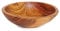 Naturally Med - Fuente de madera de olivo para frutas o ensaladas, 18 cm