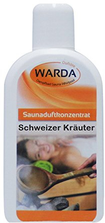 Warda Saunaaufguss Schweizer Kräuter 200 ml Flasche - Zweihundert Milliliter Konzentrat
