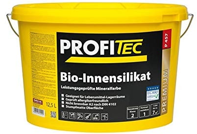 ProfiTec Bio-Innensilikat P457 Innenfarbe 12,5 Liter weiß