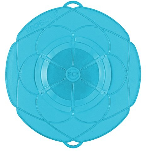 Kochblume Deckel Blume L, Silikon, Türkis, 33 cm, 33x33x3 cm