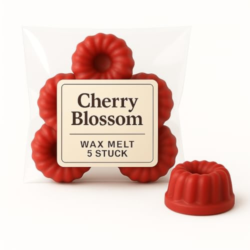 Duftmelt Cherry Blossom - Saftige Kirsche | 5er Set - Duftwachs | Duftkerzen