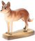 Hund 12cm Holz, Krippe Valgardena