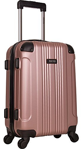 Kenneth Cole REACTION out of Bounds - Valigia leggera e rigida con 4 ruote, oro rosa, 20-Inch Carry On, Fuori limiti