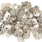 Amosfun 100 Stücke Apfel Herz Holzscheiben Weihnachten Streudeko Streuteile Schneeflocke Tischdeko Konfetti Holz Weihnachtsschmuck Baumschmuck Weihnachtsbaum Deko (Gemischten Stil)