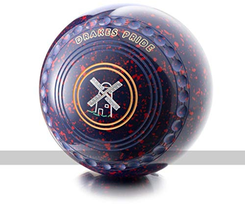 Drakes Pride Professional bowls - Blue/Red, Gripped, Size 3, Heavy
