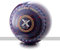 Drakes Pride Professional bowls - Blue/Red, Gripped, Size 3, Heavy