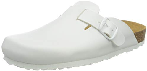 Lico Mixte Bioline Clog Mule, Blanc (White), 46 EU