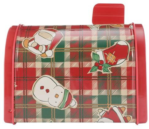 - Scatole di Natale piccole e vuote, forma di cassetta delle poste, ideali per Natale o per la della calza