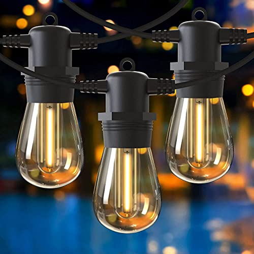 GlobaLink Guirlande Guinguette Extérieur et Intérieur, 16M 15+1 Économie d'énergie Led Ampoules Etanche IP65 Guirlande Lumineuse Exterieur Décoration pour Eté Jardin Terrasse Fête Patio Café- Tandem
